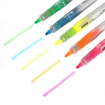 Amazon.co.jp: 蛍光ペン マルチカラー蛍光マーカーペン ペイント